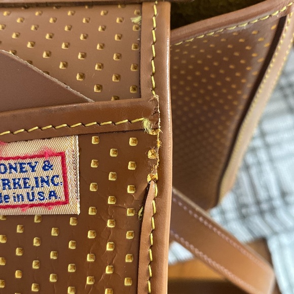 Dooney & Bourke Perforated Leather Bucket Purse - Picture 9 of 9